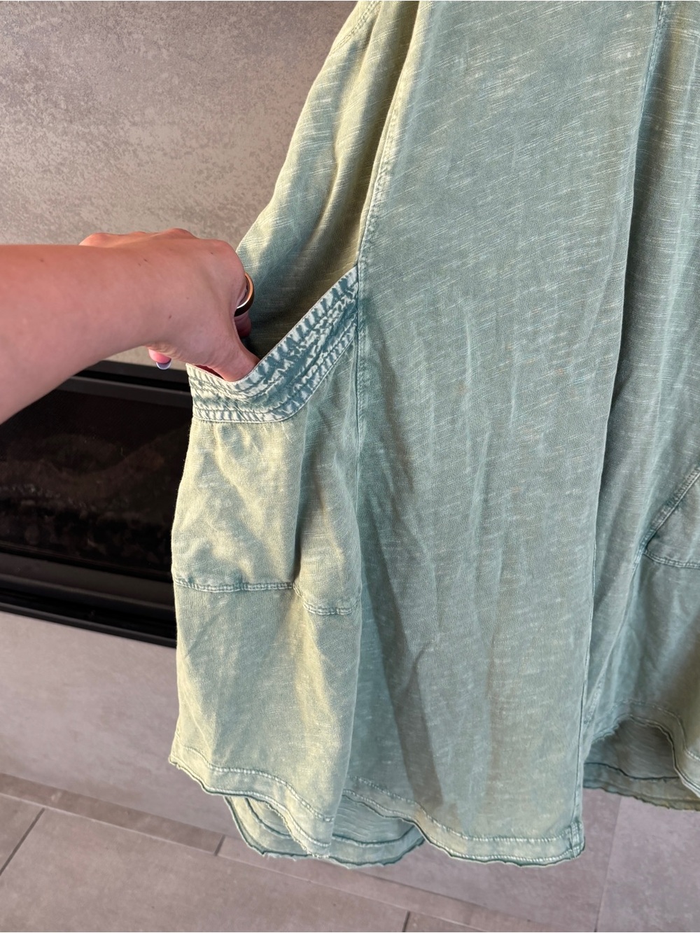 Daily Practice by Anthropologie The Carlie V-Neck Mini Dress, Size M - Picture 8 of 12